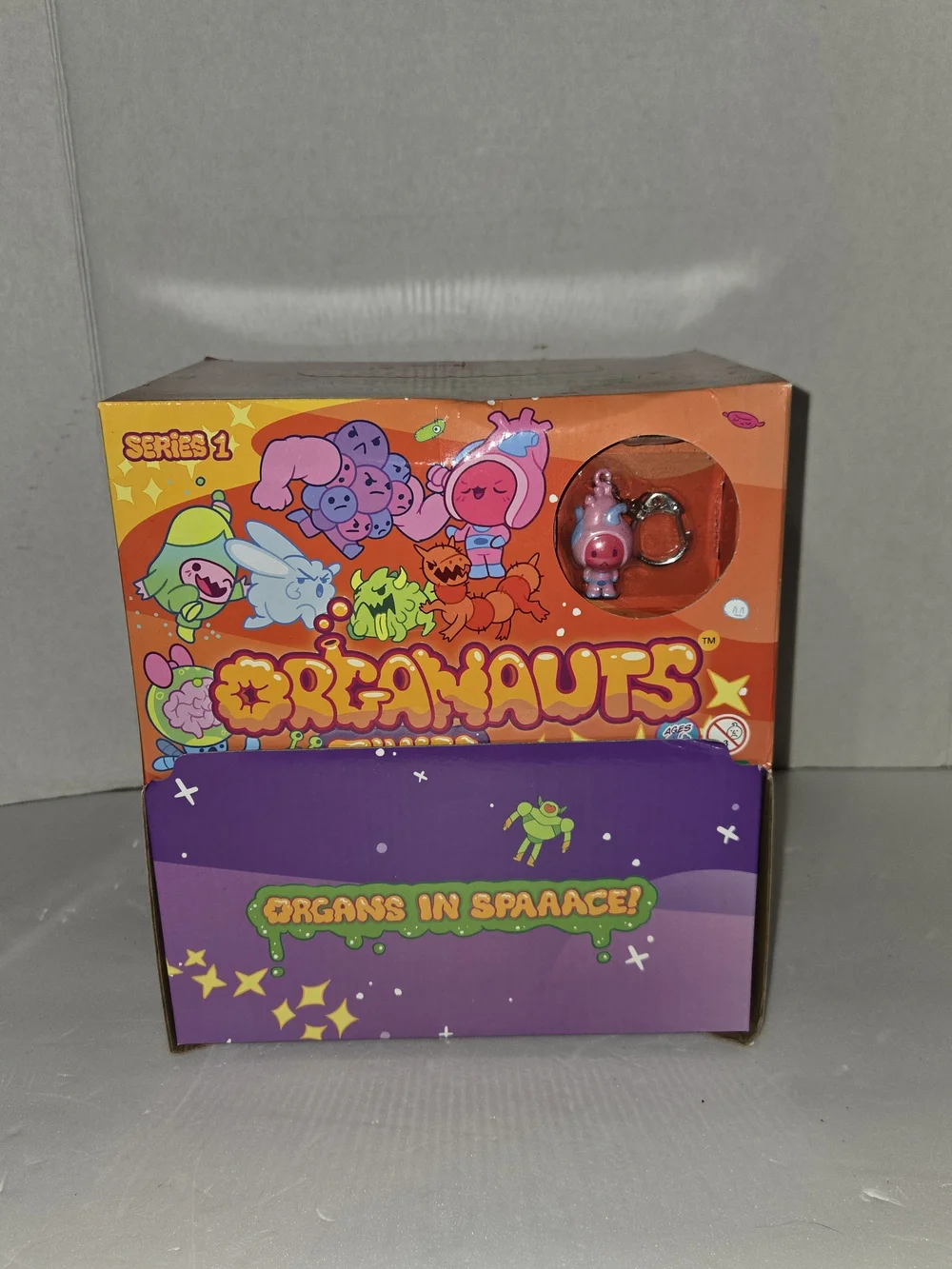 Organauts Tinies Series 1 Keychain Figure Collectible Toy Case Of 24